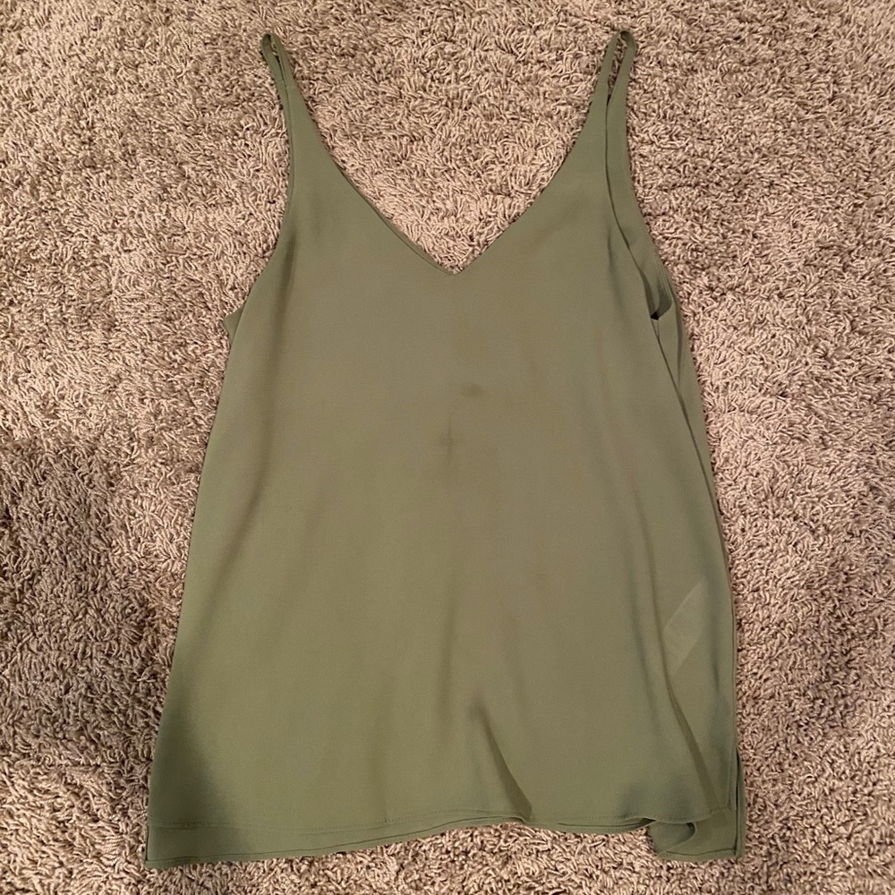 Topshop Green tank top